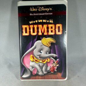 Walt Disney Dumbo 60th Anniversary Edition VHS Michael Crawford Disney Studio